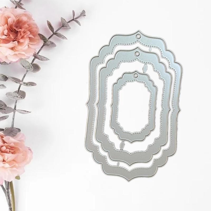Delicate Frame Metal Cutting Dies for DIY Cards Making Journaling Decorations