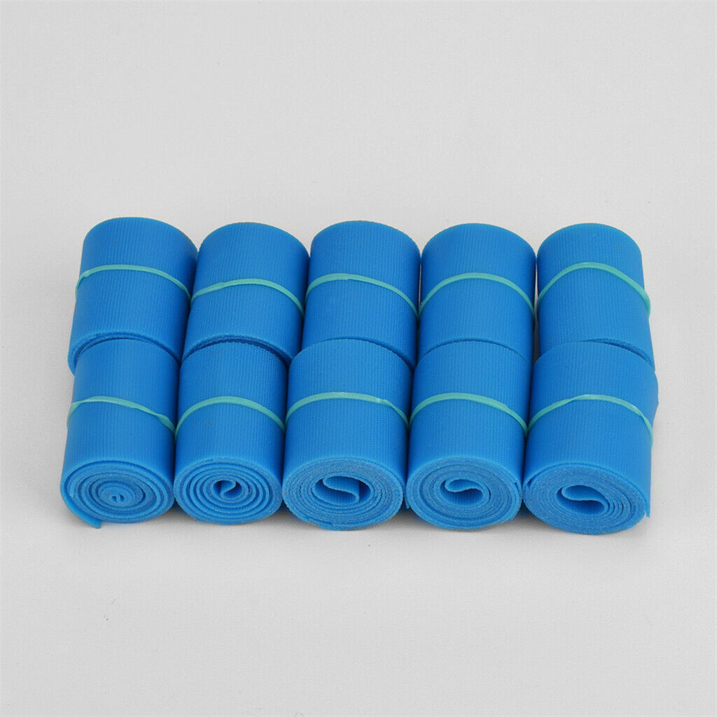 10 Packs 1'' Paramedic Elastic Flexible Tourniquet First Aid Set for Hiking