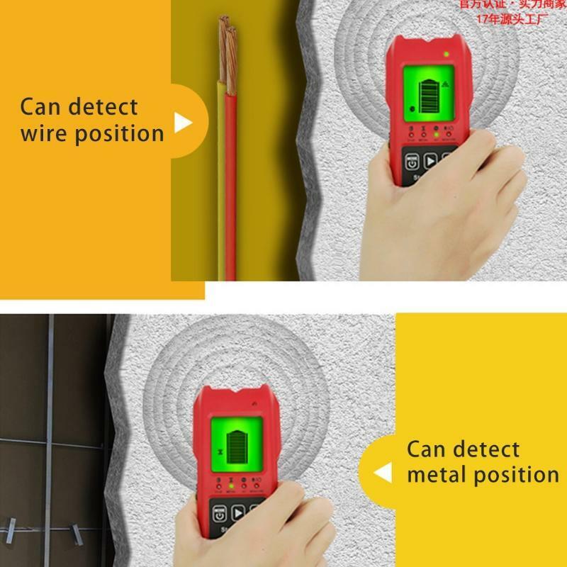 Wooden Metal Stud Sensor Locator Beam Finders Edge Center Finding w/ LCD Disply