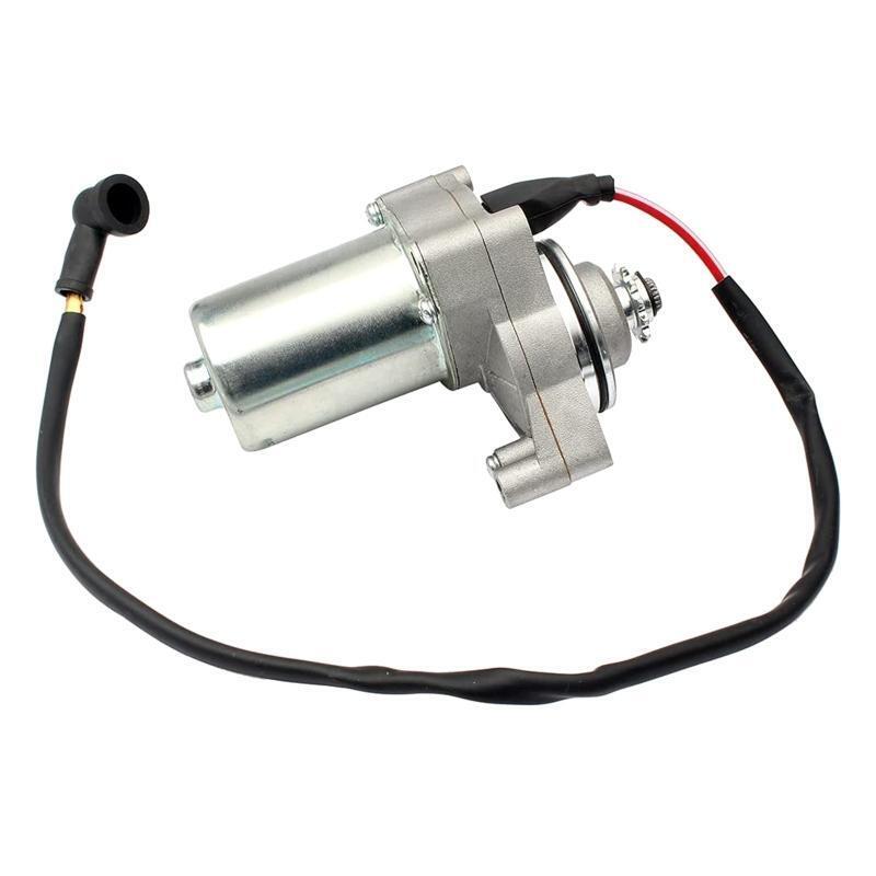 3 Bolt Starter Motor with Line Replacement for 50cc 70cc Corrosion Resistant
