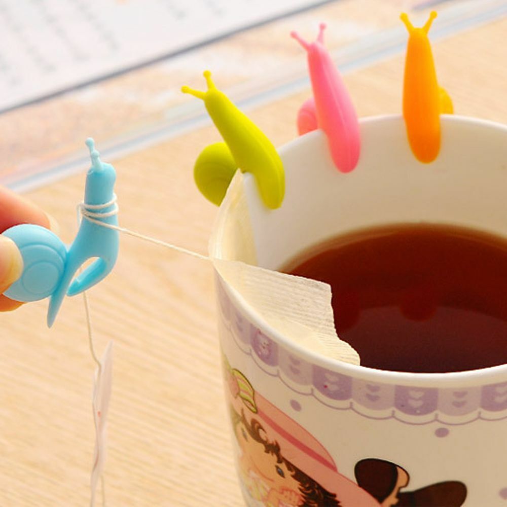 Silicone Tea Pot Decoration Tableware Tea Bag Holder Tea Bag Clips Drinkware