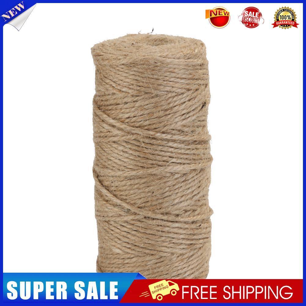 100m/roll Natural Hemp Rope Jute Twine Burlap String Wrapping Cords Thread