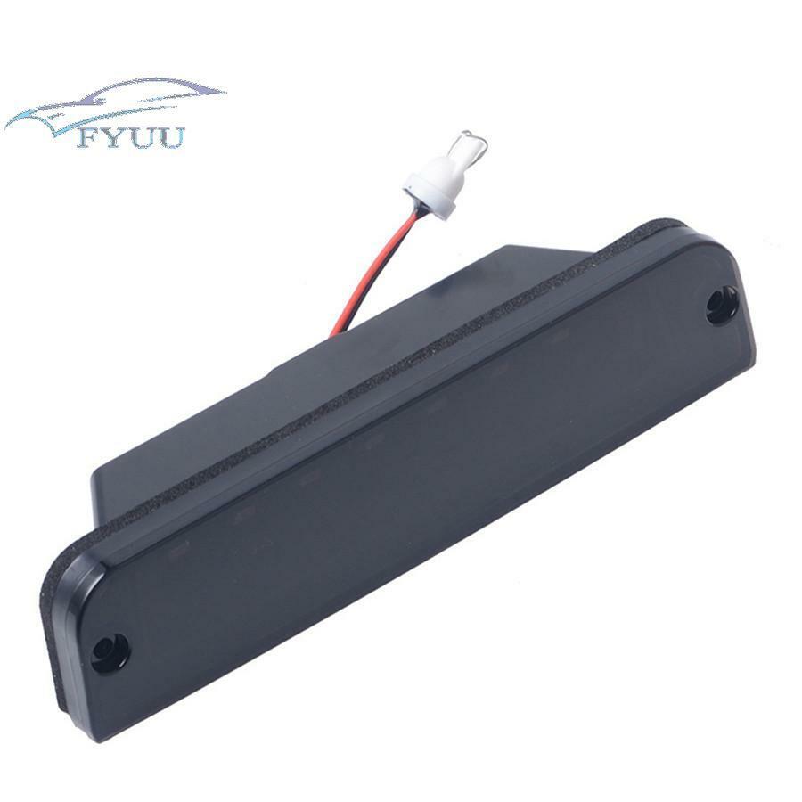 12V LED Smoked Third Brake Red Tail Light Rear Lamp Lens For Jeep Wrangler 97-06