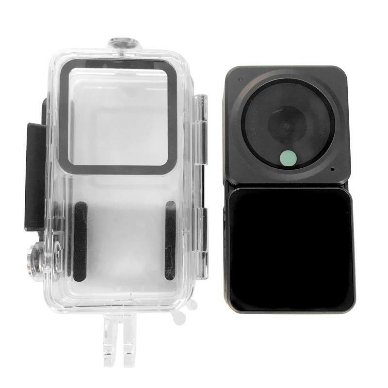 60m/198ft Underwater Housing Shell Waterproof Case Kit for Action 2 Camera
