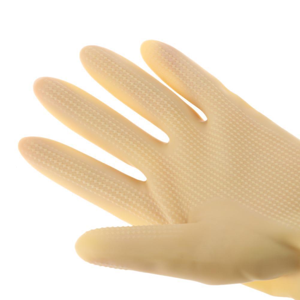 1 Pair Natural Latex Gloves Garden Rubber Wear Resistant Working Gloves