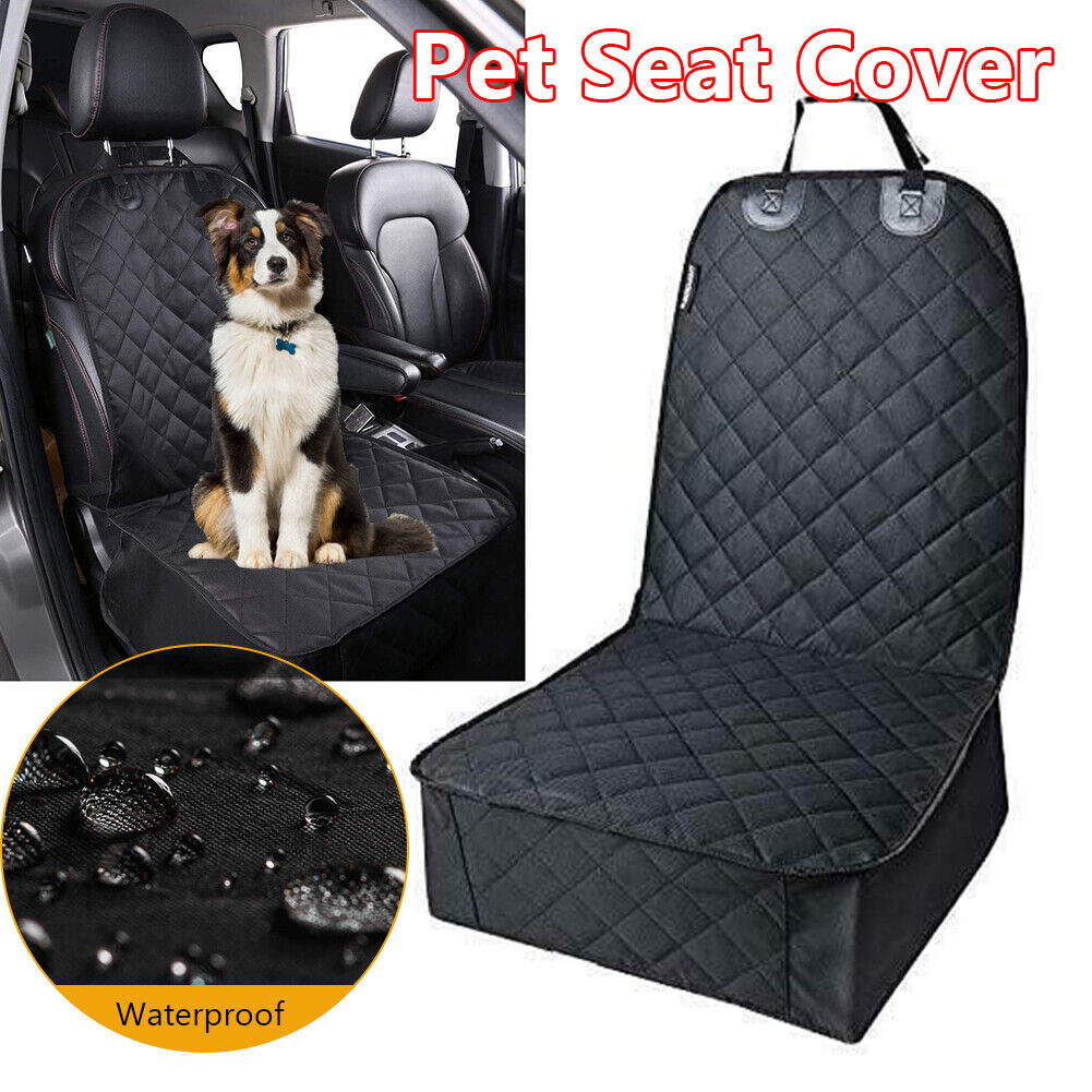 Waterproof Car Front Seat Pet Cover Protector Mat for Cat Dog Carrier Black
