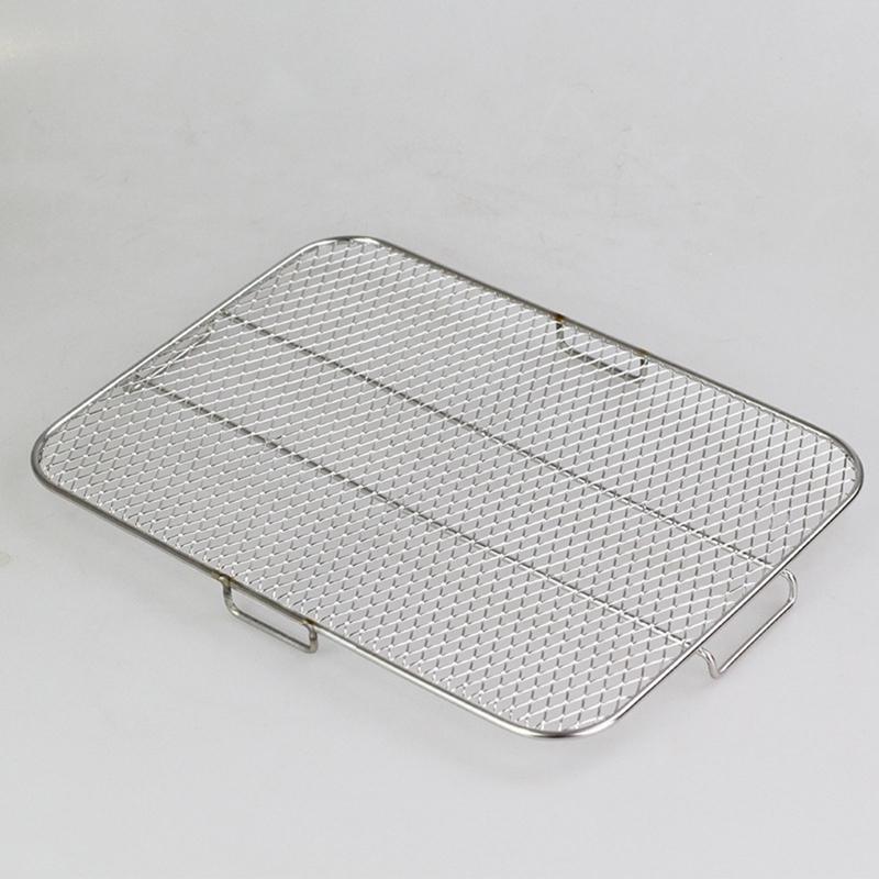 Multi-purpose Air Fryer Rack Toasts Holder Three Layer Square Stackable Racks