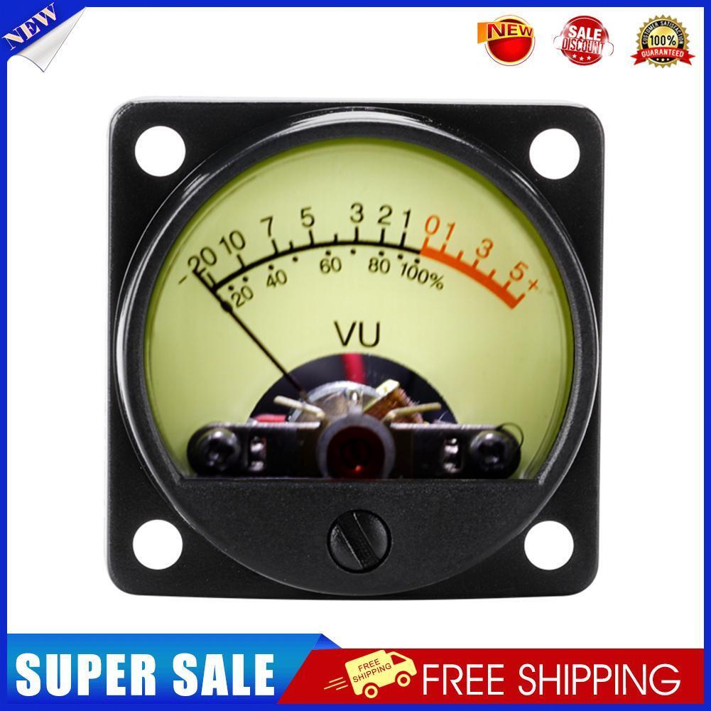 TR-35 VU Meter Power Amplifier DB Table Audio Level Head Meter w/Backlight