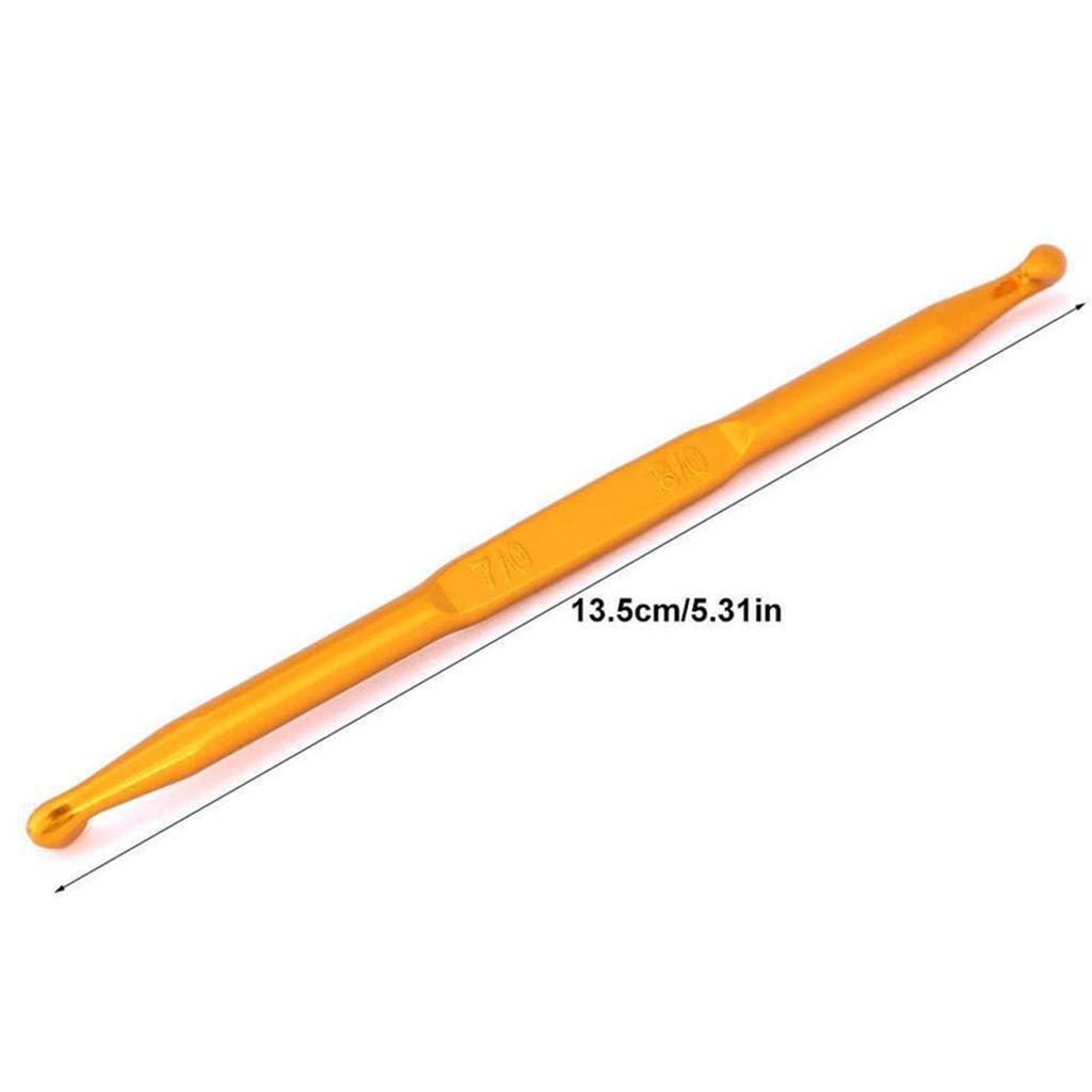 8Set Aluminum Crochet Hooks Needle for DIY Knitting Sweater
