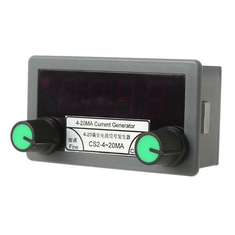 DC 7-30V 4-20mA Digital Current Analog Signal Generator Coarse/Fine Tuning Tools