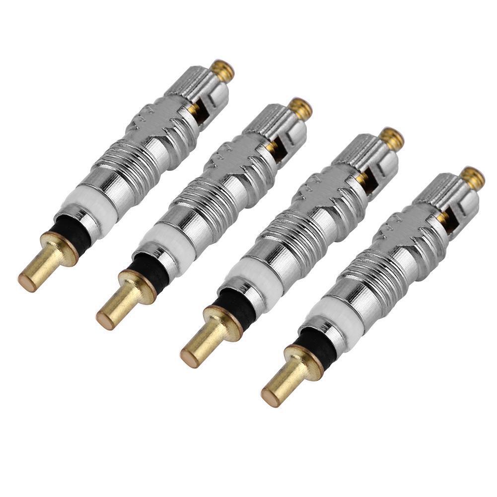 4pcs French Presta Bicycle Bike Tire Valve Cores+ Valve Core Removal Tool