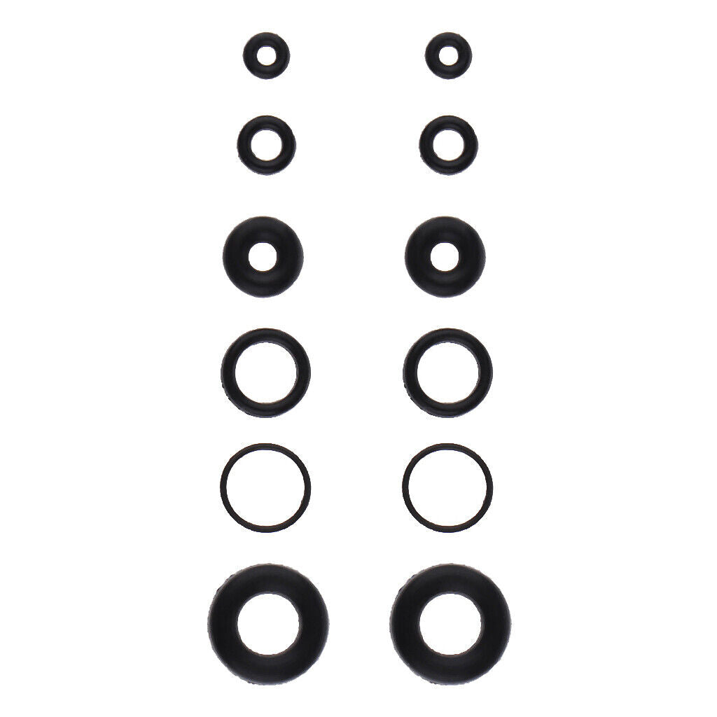 4  Black  Rubber Seals Kit for Airbrush Internal Sealing Ring