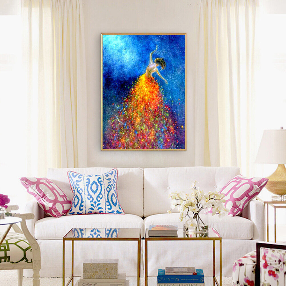 5D DIY Full Square Diamond Painting Dancing Women Embroidery Home Pictures