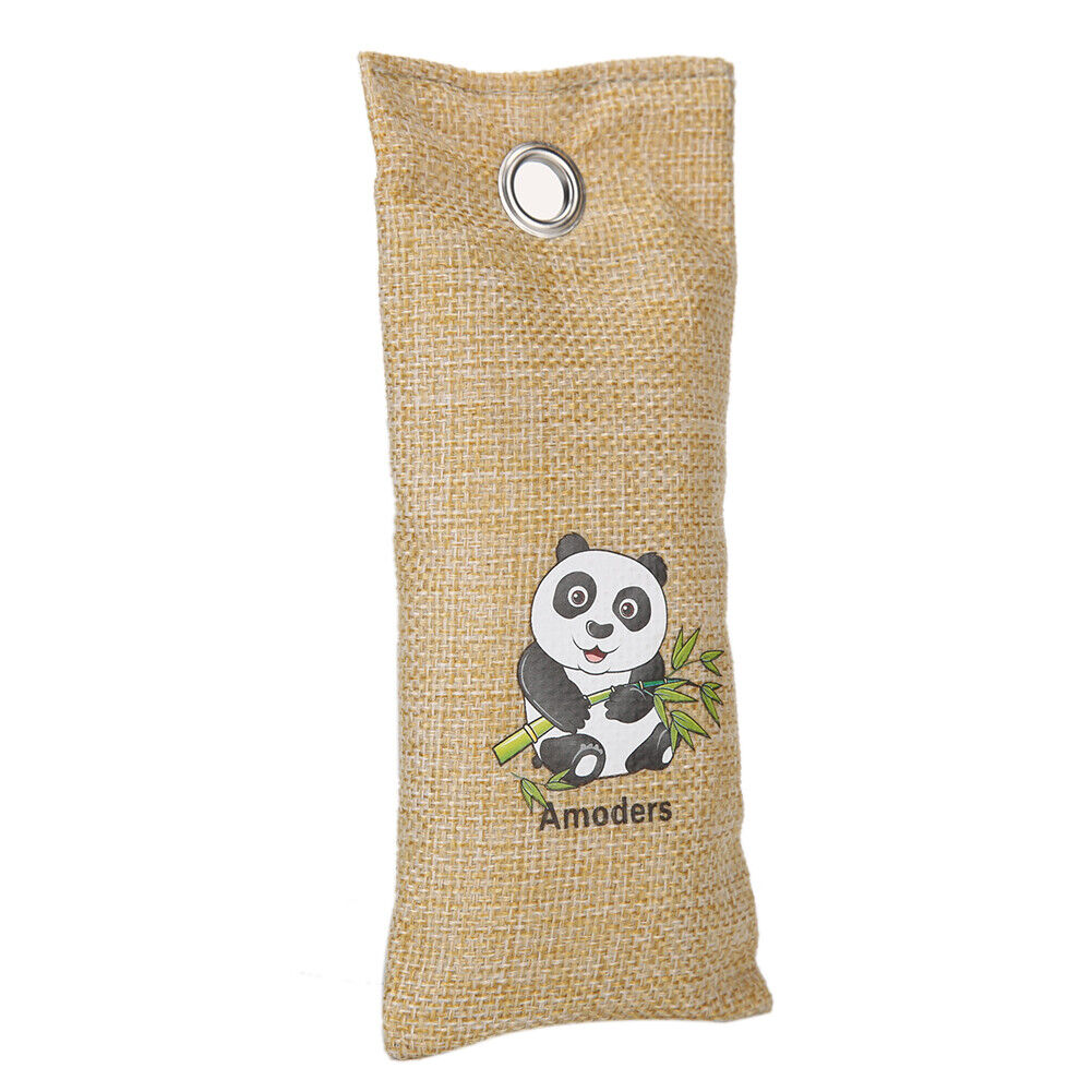 Panda Bamboo Charcoal Bag Closets Car Air Purification Deodorant (Coffee)