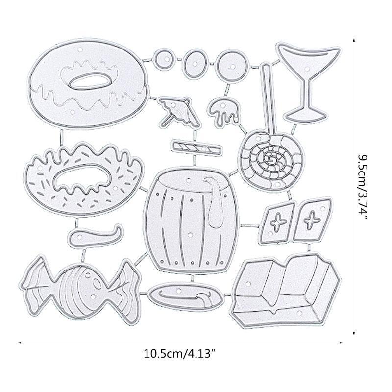 Creative Low Tea Cutting Die for DIY Wedding Birthday Christmas Party Decoration
