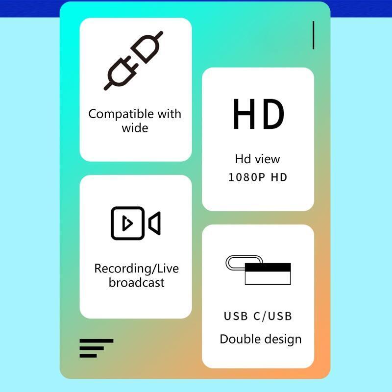 USB Type A / C Video Capture Card Video HDMI-compatible Live Streaming Share