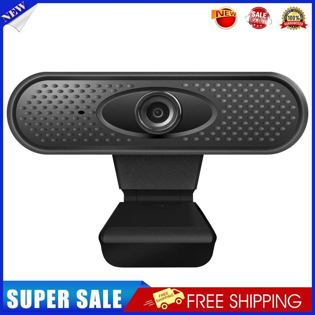 2MP USB Webcam with Built-in Mic Manual Focus 1080P HD PC TV Web Camera