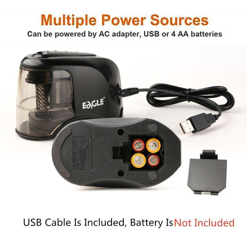 Desktop Electric Pencil Sharpener with USB Cord Auto Feed-in for Kids School