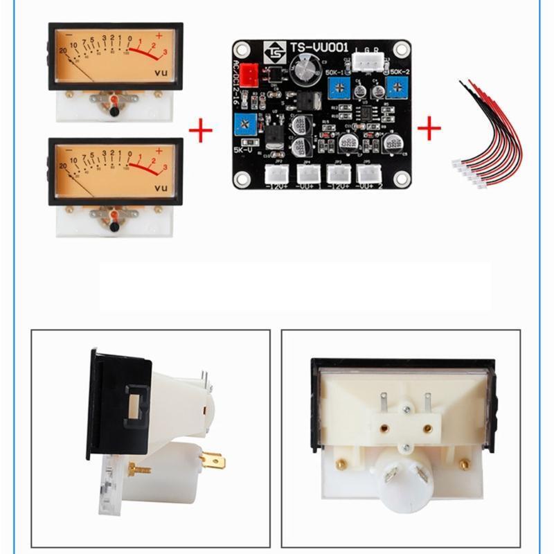 High Accuracy VU Ammeter with Backlight Mechanical Ammeters Plus Driver Board