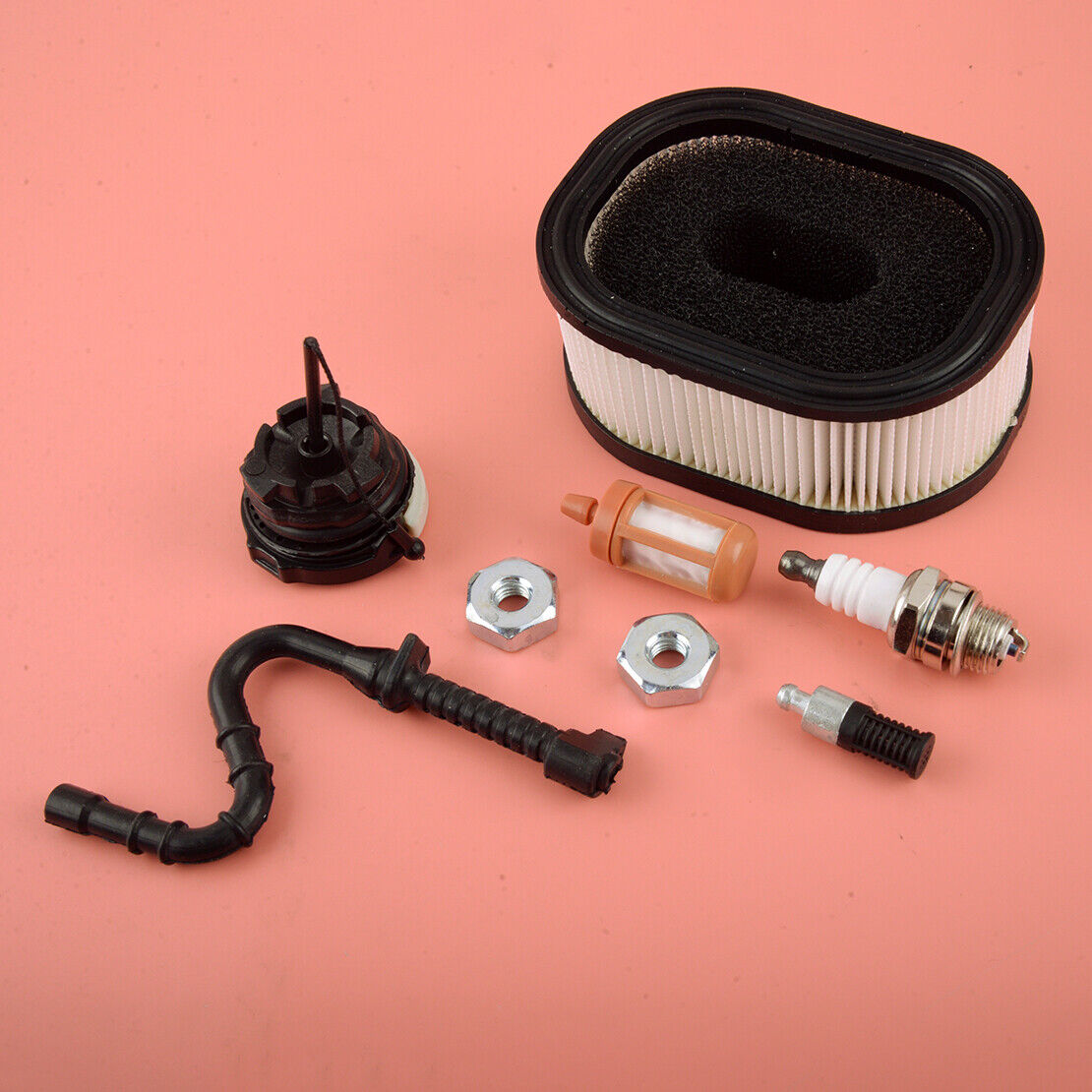 Air Filter Fuel Filter Bar Nut Gas Cap Spark Plug Kit Fit for Stihl MS441 MS461