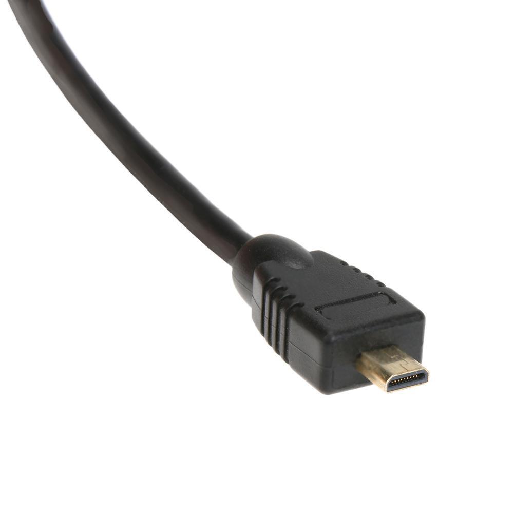 Micro HDMI-compatible Male to HDMI-compatible Female Adapter Connector Cabl