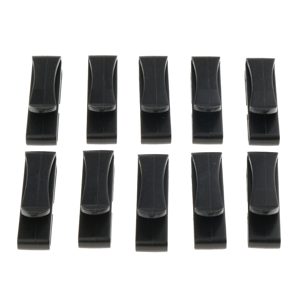10pcs  Webbing Ending Clip Keeper Buckle for  Backpack Bag 38mm