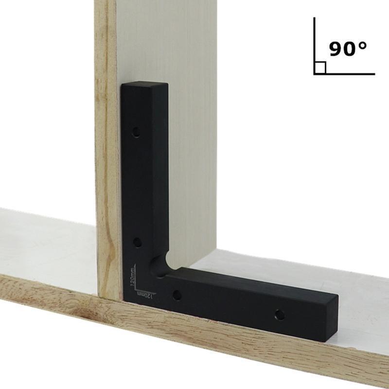 90 Degree Aluminium Alloy Positioning Squares 4.7" x 4.7" Clamping Square Tool
