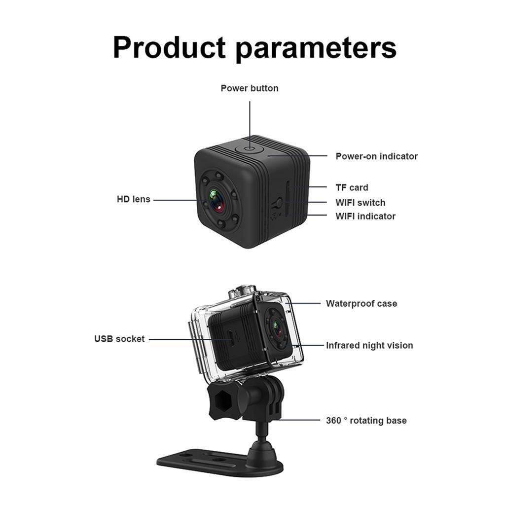 SQ29 1080P Mini  Camera Nanny Camera  Waterproof Camcorder
