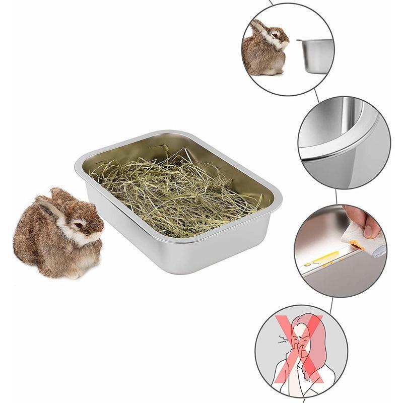 Smooth Surface Metal Pan High Quality Stainless Steel Litter Box Thickening Gift