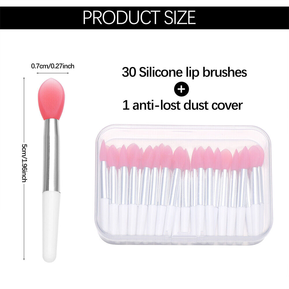 Creative Exfoliating Lipstick Brush Lipstick Brush Set Silicone Lip Brush