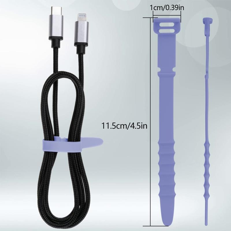 Cables Twist Ties Rubber Wires Ties Management Ties Cord Straps Organizer