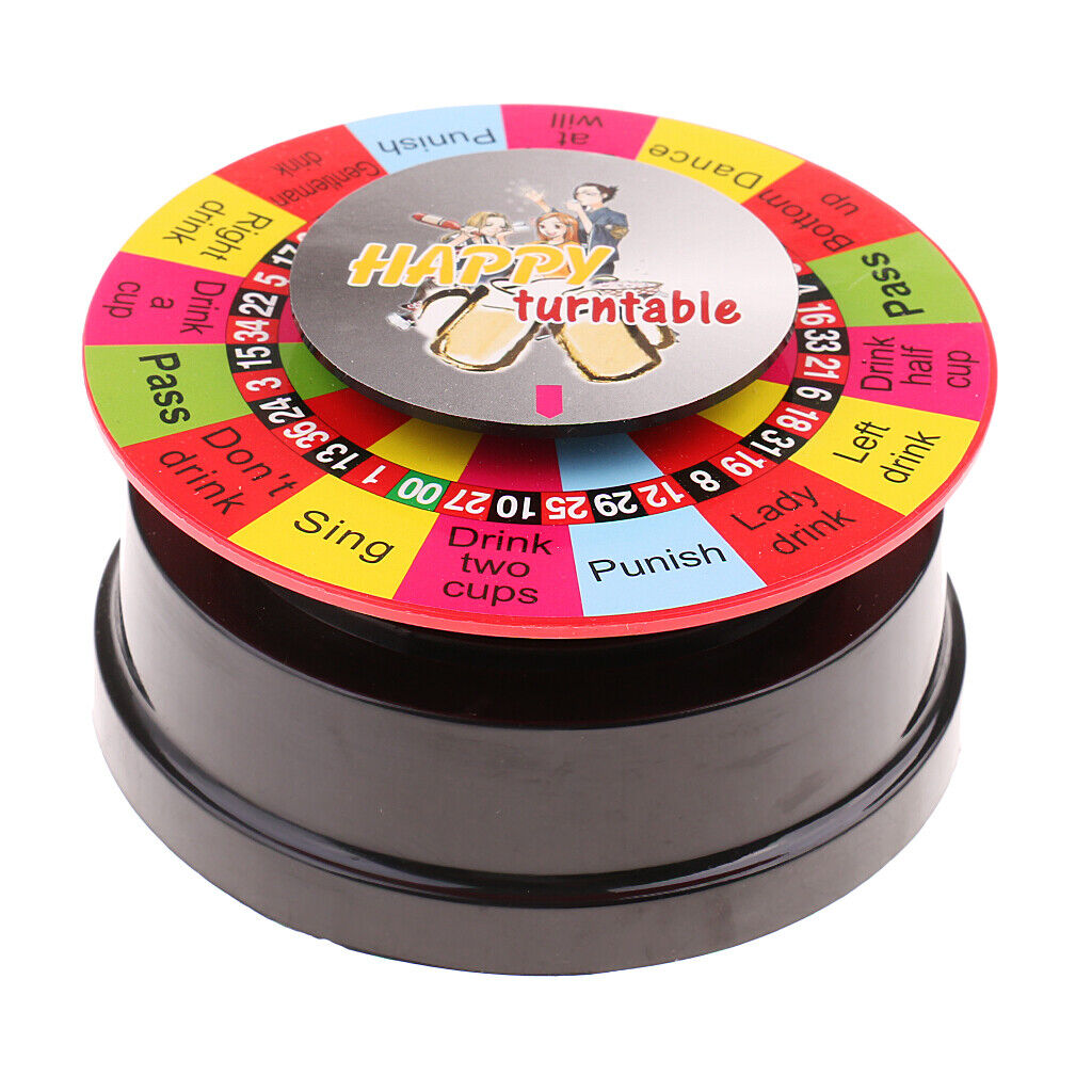 Rotating Electric Roulette Drinking Game For Bar Ktv  Party