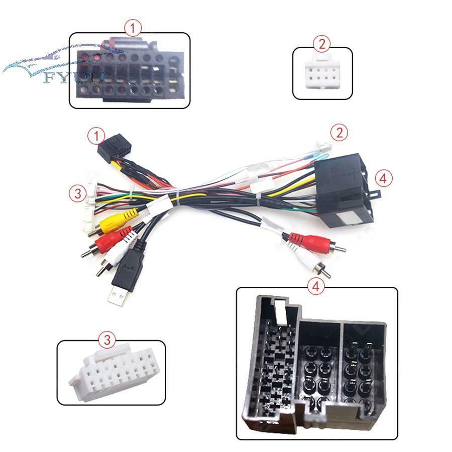 1set 16PIN Car Radio Android Power Calbe With Canbus Box For KIA Sorento 2010-11