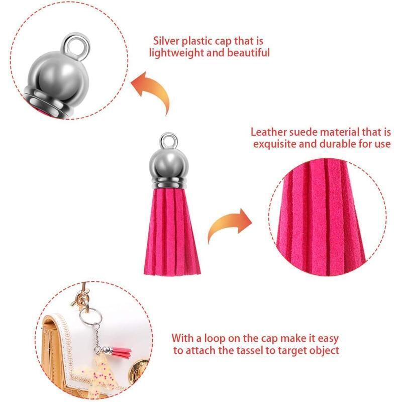Tassel Jewelry Set Contains Tassels Earring Hooks Earring Keychain and Jump Ring