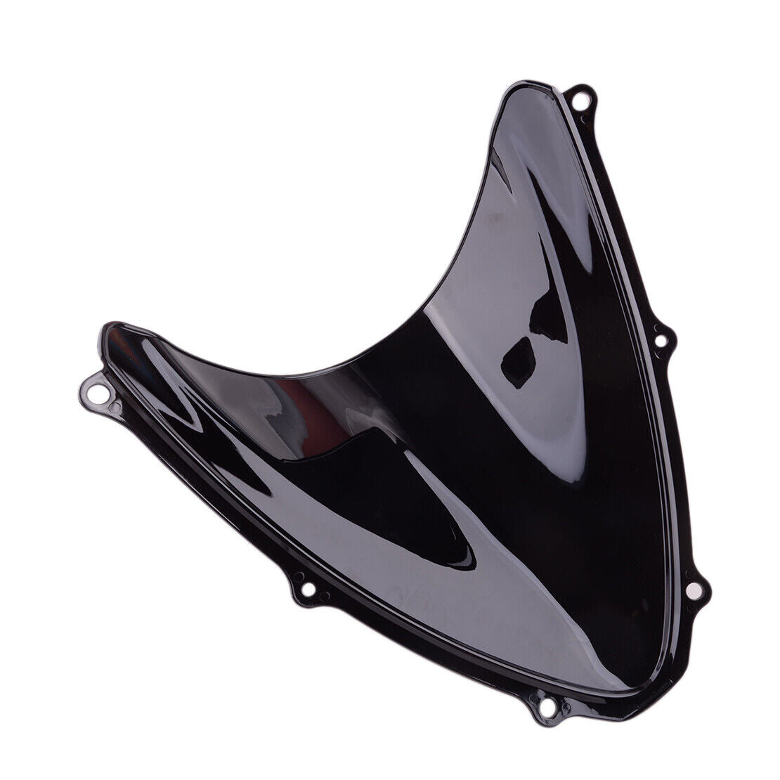Black Dual Bubble Windshield Windscreen Fits For Suzuki GSXR600 GSXR750 06-2007