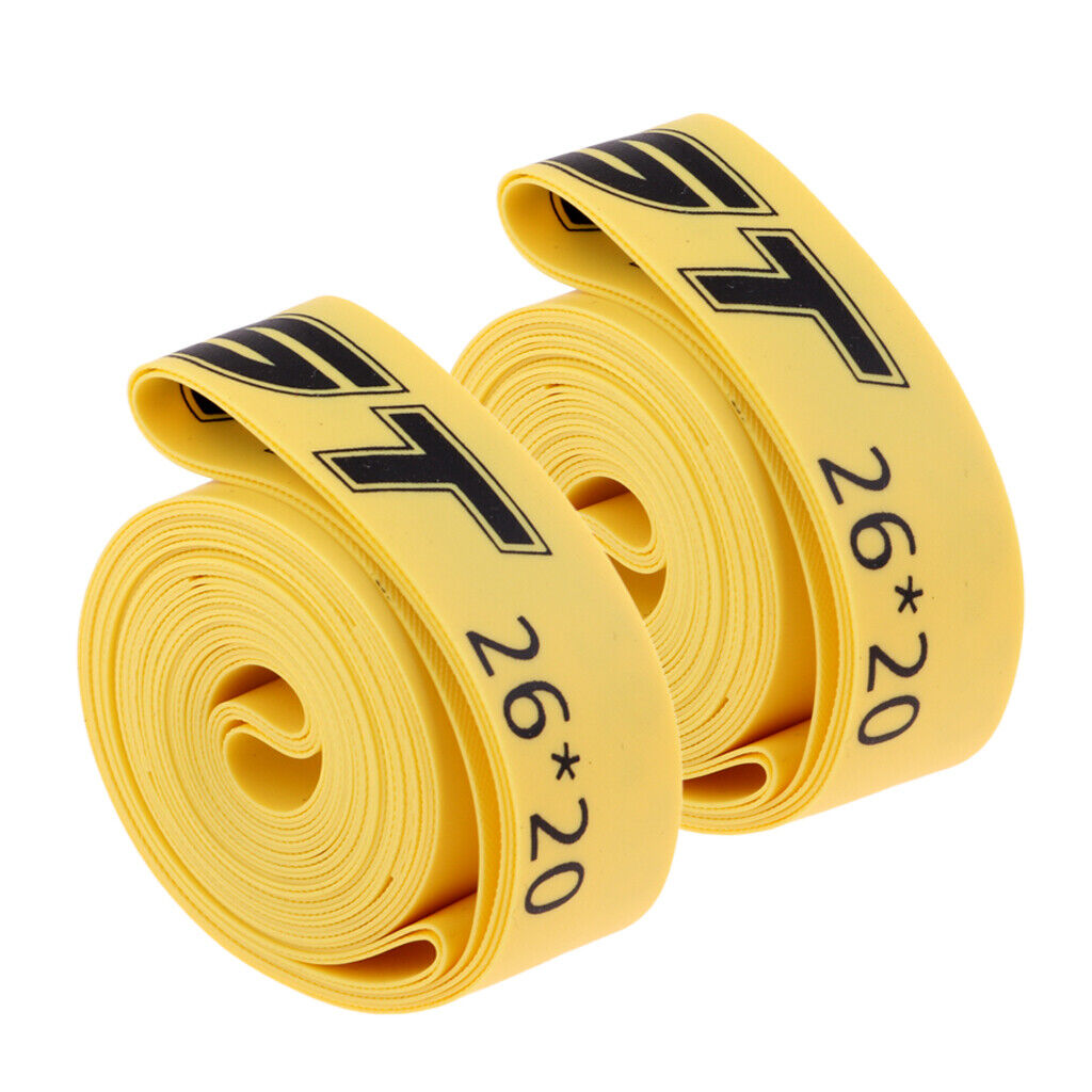 4X MTB Bike Tire Liner Protection Puncture Proof Belt Inner Tube 26" x 20mm