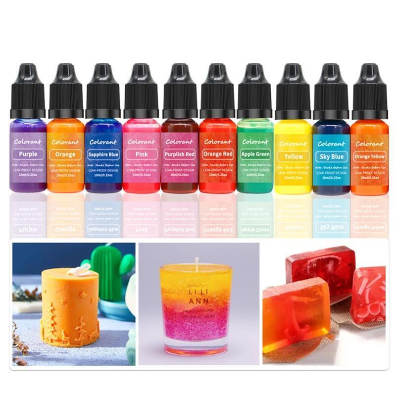 Liquid Colors for Soap Coloring Bath Bomb Soap Dye for Crafting DIY Pigment
