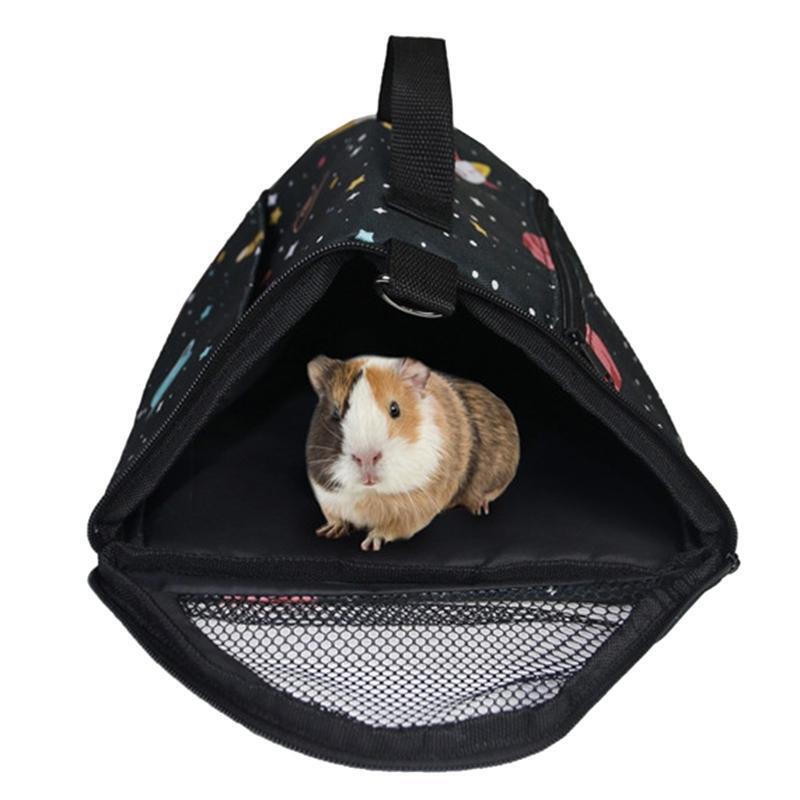 Hamster Carrier Adjustable Strap Portable Handle Small Pets Travel Bag Pouch