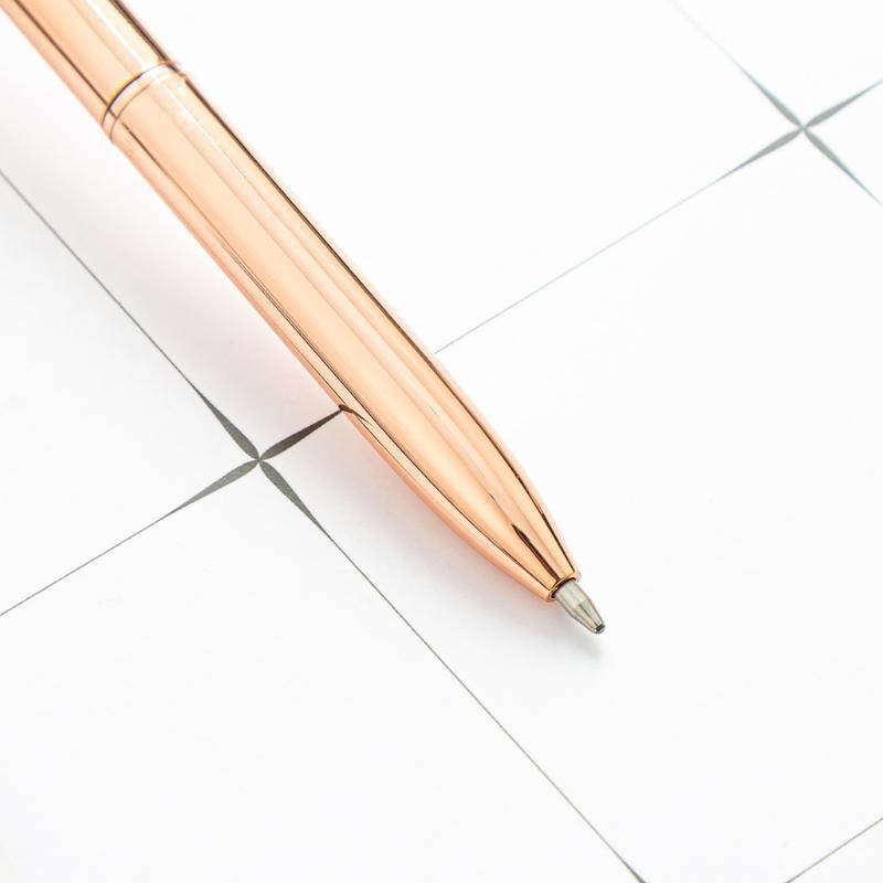 Exquisite Feather Ink Pen Metal Ballpoint Pen Signature Pen Gift for Women Men