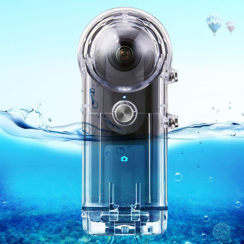 30M Waterproof Housing Case Diving Cover Shell for RICOH Theta V/Theta S/SC360