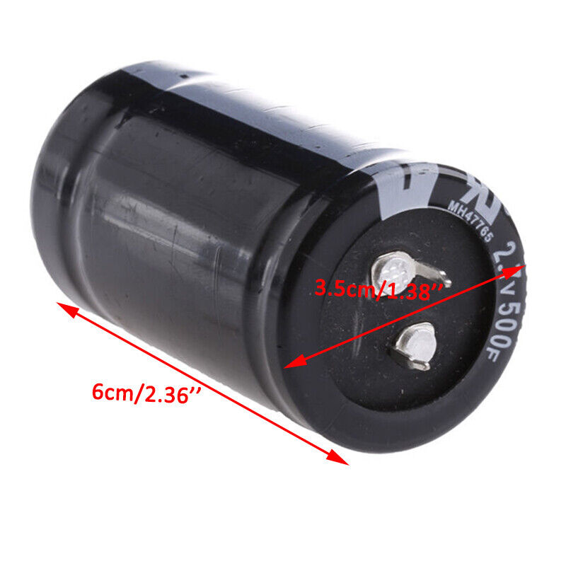 2.7V 500F Automobile Car Farad Capacitor Super Capacitor 35 x 60MM