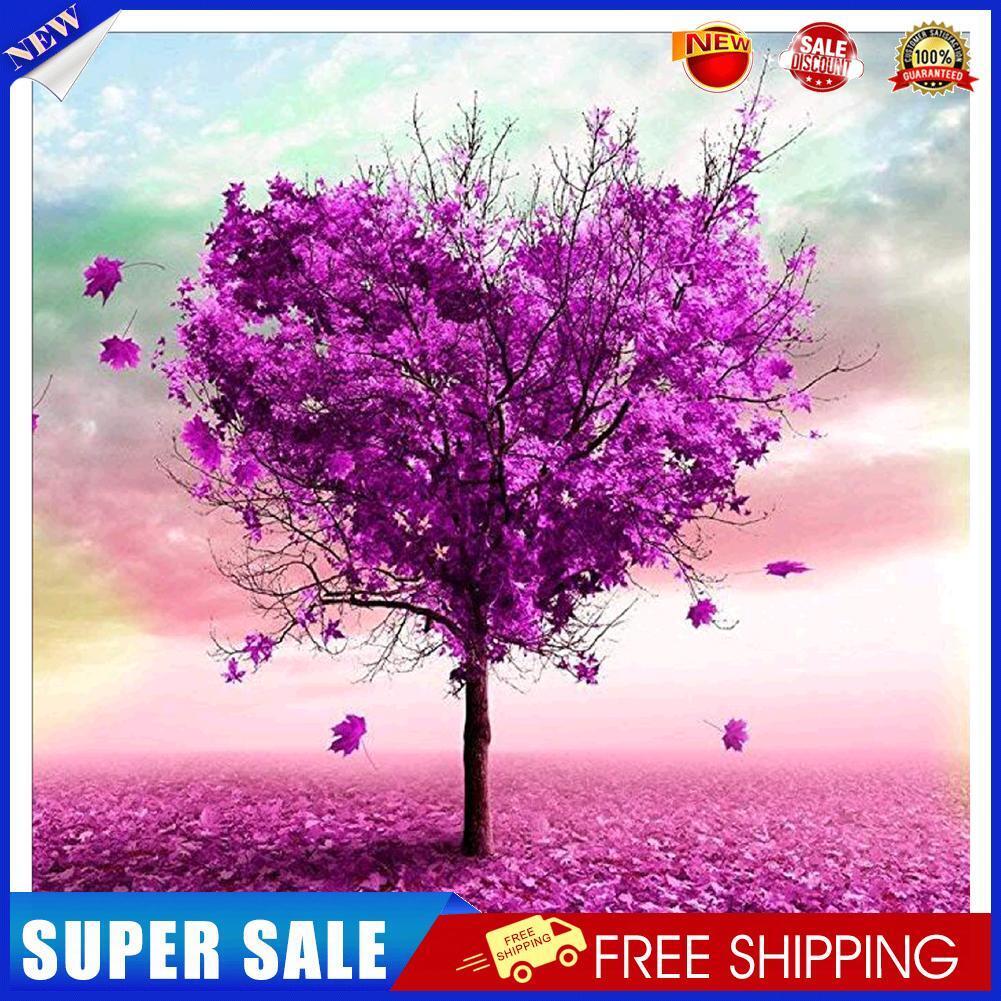 Love Tree Cotton Cross Stitch DIY 11CT Stamp Embroidery Print Craft (SZX55)