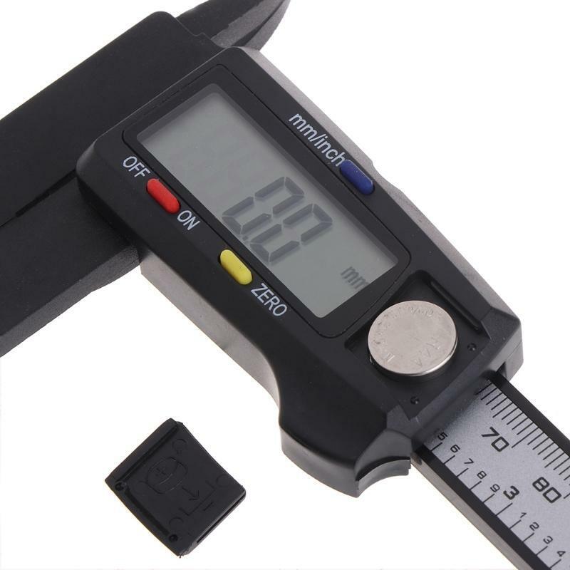200MM 8 Inch LCD Digital Vernier Caliper Electronic Carbon Fiber Gauge
