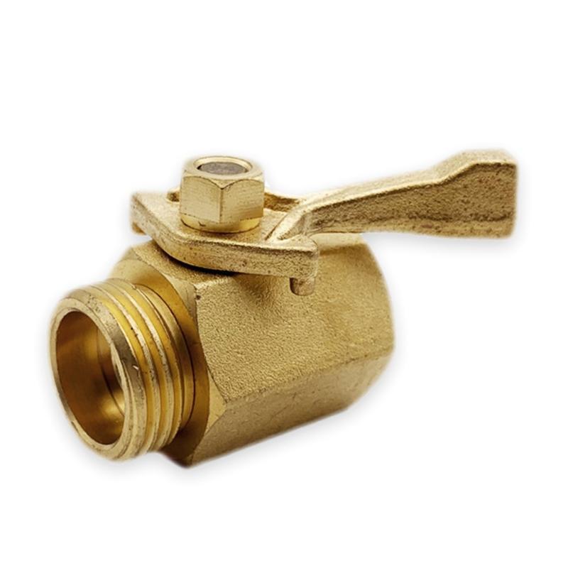 Heavy Duty Brass Garden Hose Shut Off Valve 3/4 Inch