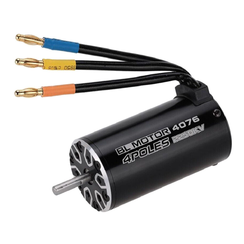 4076 2250KV Waterproof Sensorless Brushless Motor 4P /8 RC Vehicle