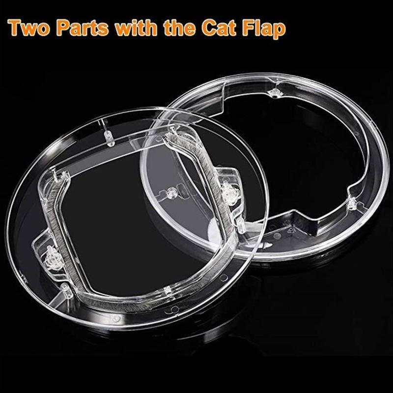 Cat Door Save Energy Cat Flap Door Magnetic Design UV-Resistant Design Durable