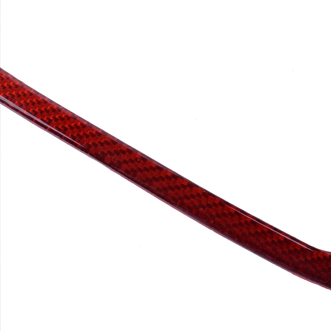 Red Carbon Fiber Gear Shift Panel Cover Frame fit for Benz C W204 fr 2007-2013