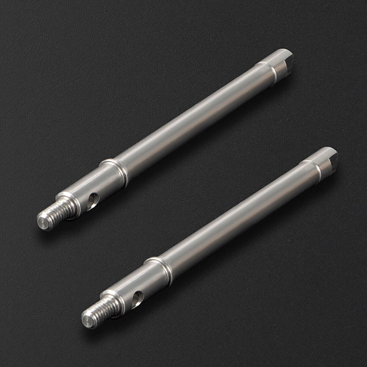 For KYX Axial SCX24 90081 1/10 RC Car Stainless Steel Rear Axle Shaft Upgrade