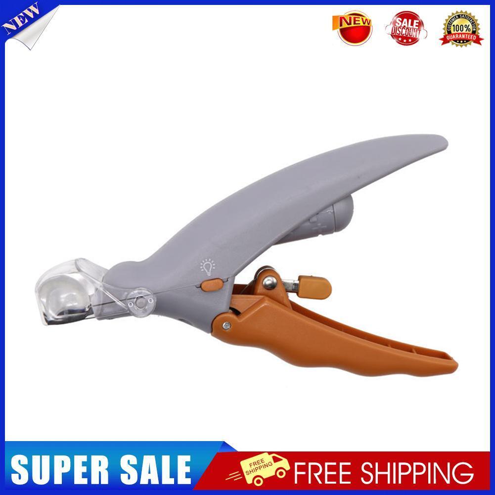 Pet Nail Clipper Dog Cat Nail Toe Claw Scissor Nail Trimmer with LED Light