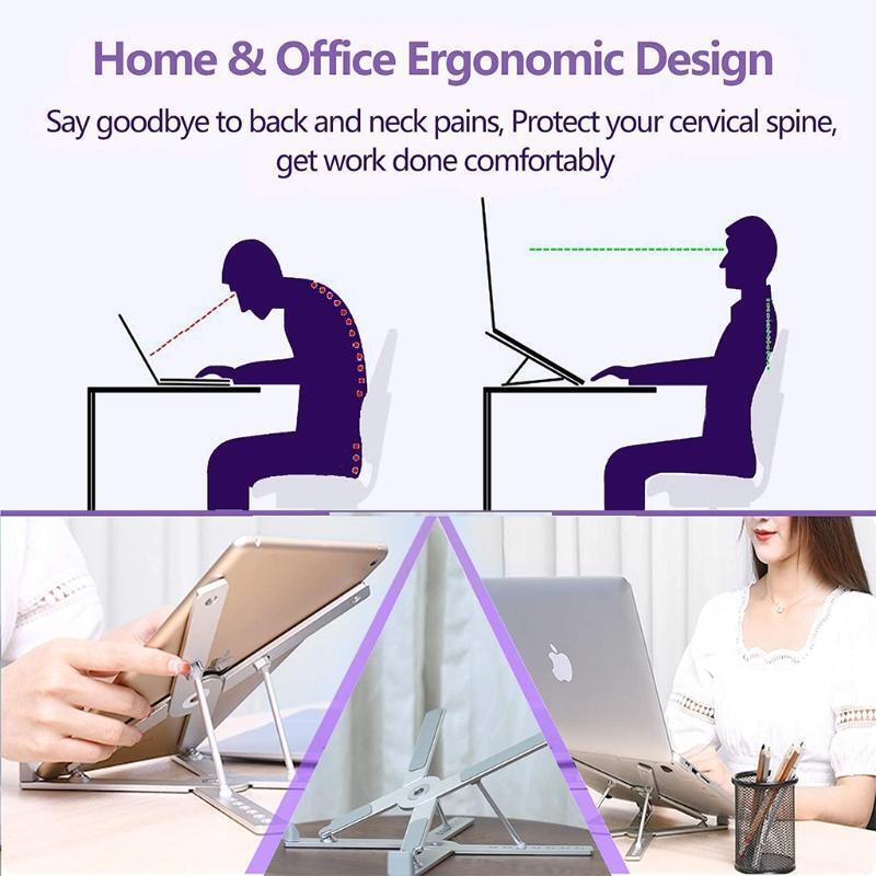Laptop Stand Tablet Holder Creative liftable Heightened Stand Alloy Portable